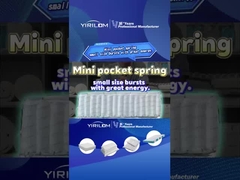 Fabrique de ressorts de matelas Unité de ressort de poche miniature de 1,2 mm