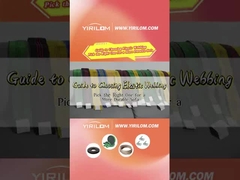 Sangles de sangle de canapé en caoutchouc polypropylène de 1,4 mm, 50 yards, couleur personnalisée