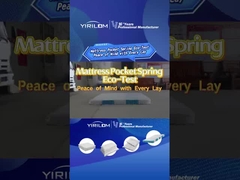 Fabrication moins chère 10 pouces 3 zones bobines de ressort de poche pour le matelas