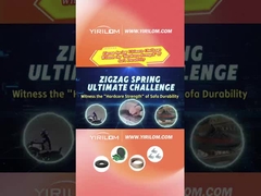 Pas cher Prix personnalisé courbe Zigzag Sofa Printemps pour la fabrication de canapé