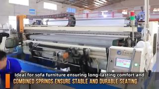 Unité de ressorts ensachés/ressort de coussin de canapé/ressort intérieur pour siège de canapé, vente en gros d'usine OEM