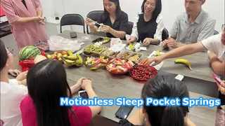 Matelas de luxe à ressorts ensachés, isolation des mouvements