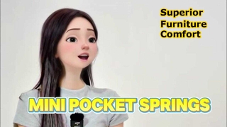 Coussins à ressorts ensachés pour meubles